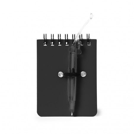 Libreta con bolígrafo