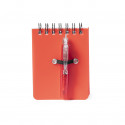 Libreta con bolígrafo
