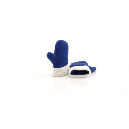 Manoplas polares azules infantiles y piruleta en bolsa con adhesivo de Frozen para invitados