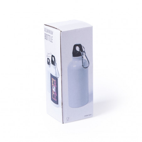 Detalles Útiles para Regalar Bidón Aluminio con Mosquetón