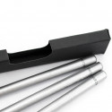 Lapices de madera plateados en pack de 3 unidades