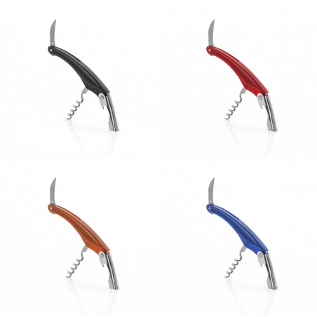 Sacacorchos de acero con mango de colores Elegancia y funcionalidad en un solo accesorio