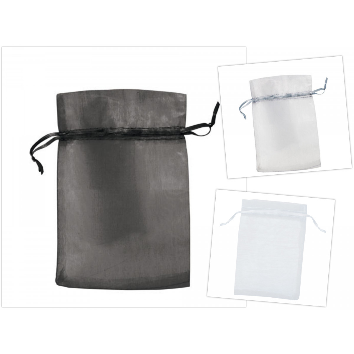 Bolsa de organza 15x10cm