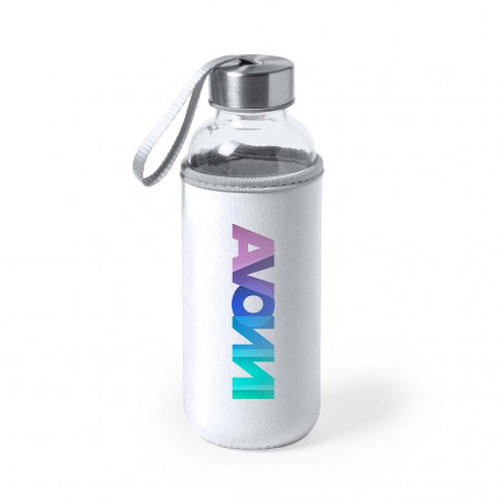 Detalles invitados Botella de Cristal con Funda Neopreno