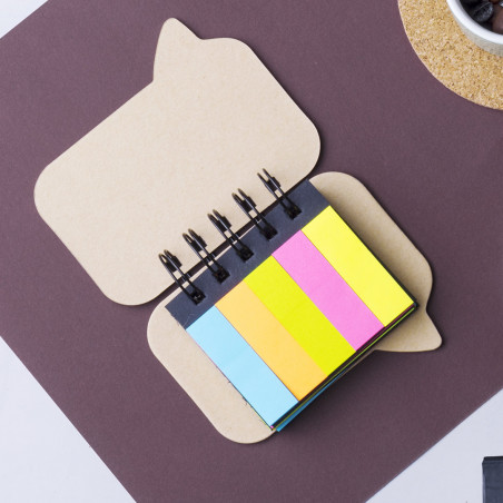 Bloc de notas adhesivas con diseño de bocadillo Original y ecológico