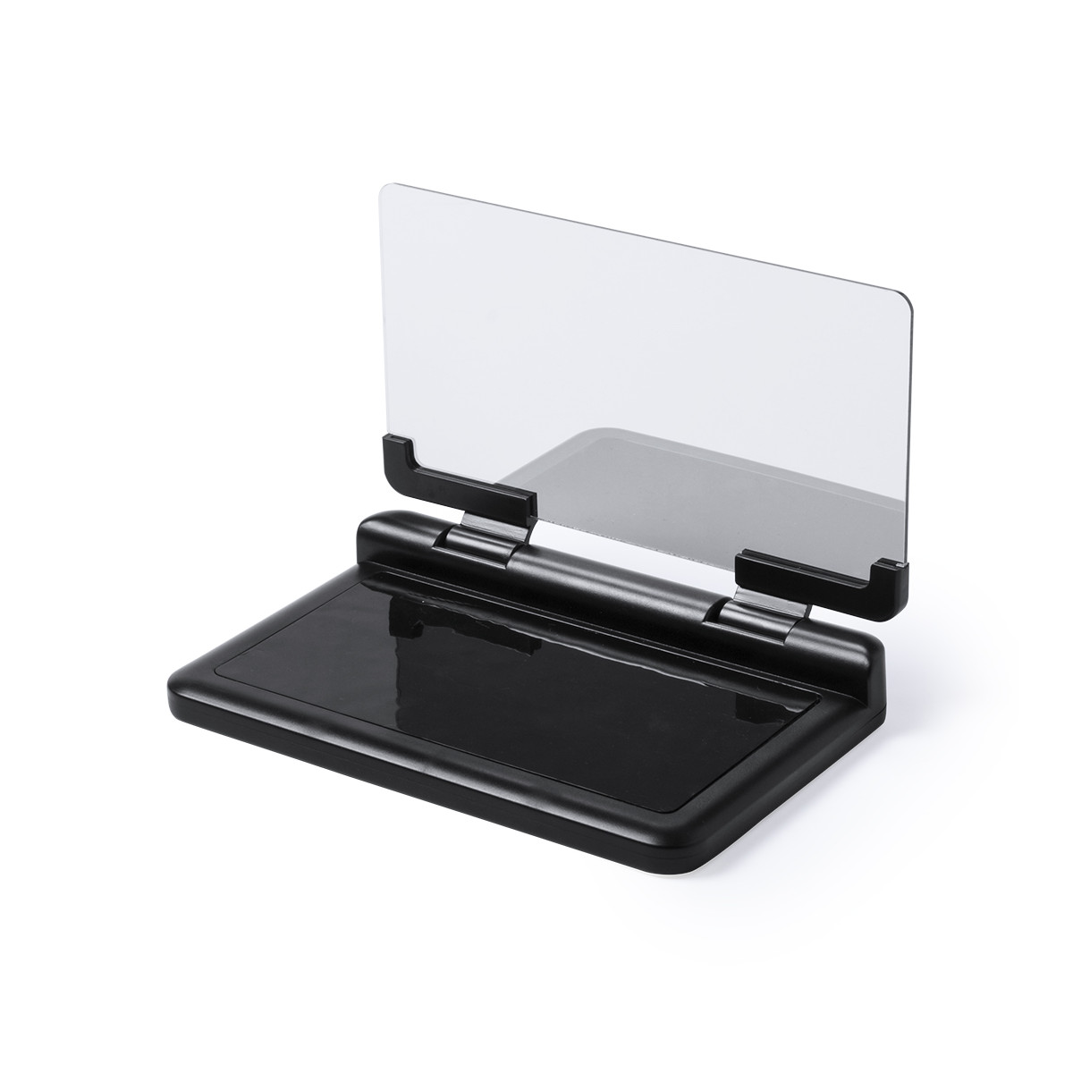 Soporte para móvil con pantalla reflectante y base antideslizante para coche
