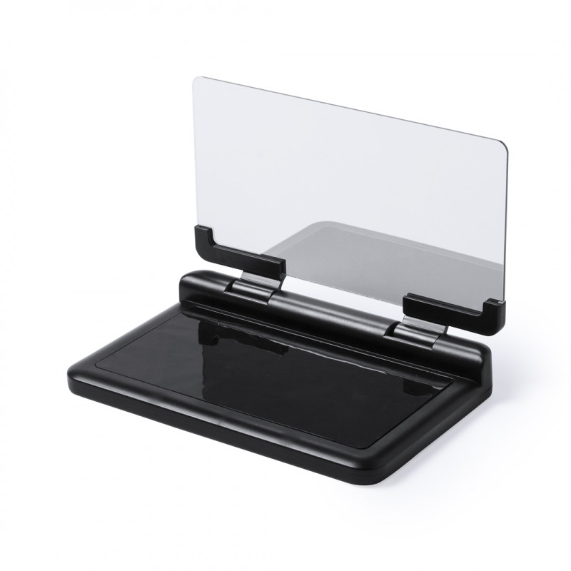 Soporte para móvil con pantalla reflectante y base antideslizante para coche