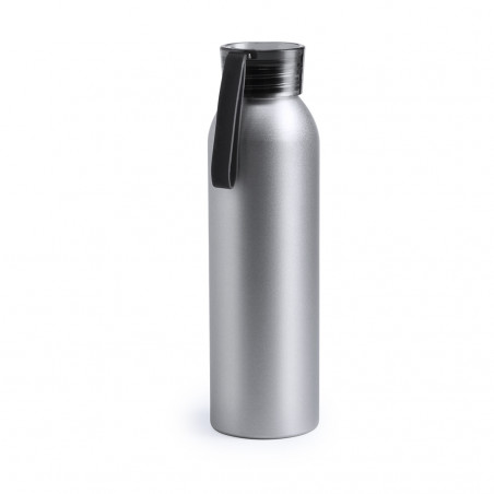 Bidón de Aluminio 650 ml con Tapón de Seguridad y Cinta de Transporte