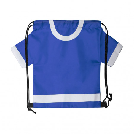 Mochila saco con autocierre de cuerdas en forma de camiseta