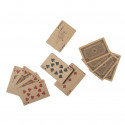 Baraja y Dominó Ecológicos: Set de Juegos Clásicos en Caja de Madera