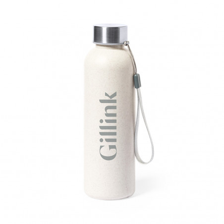 Bidón ecológico de 600 ml para invitados: práctico limpio y con diseño natural