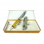Navaja + Bolígrafo en caja de madera personalizados detalles invitados bautizo