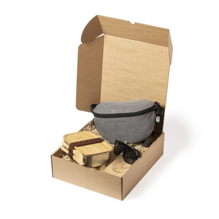 Caja de cartón reciclado