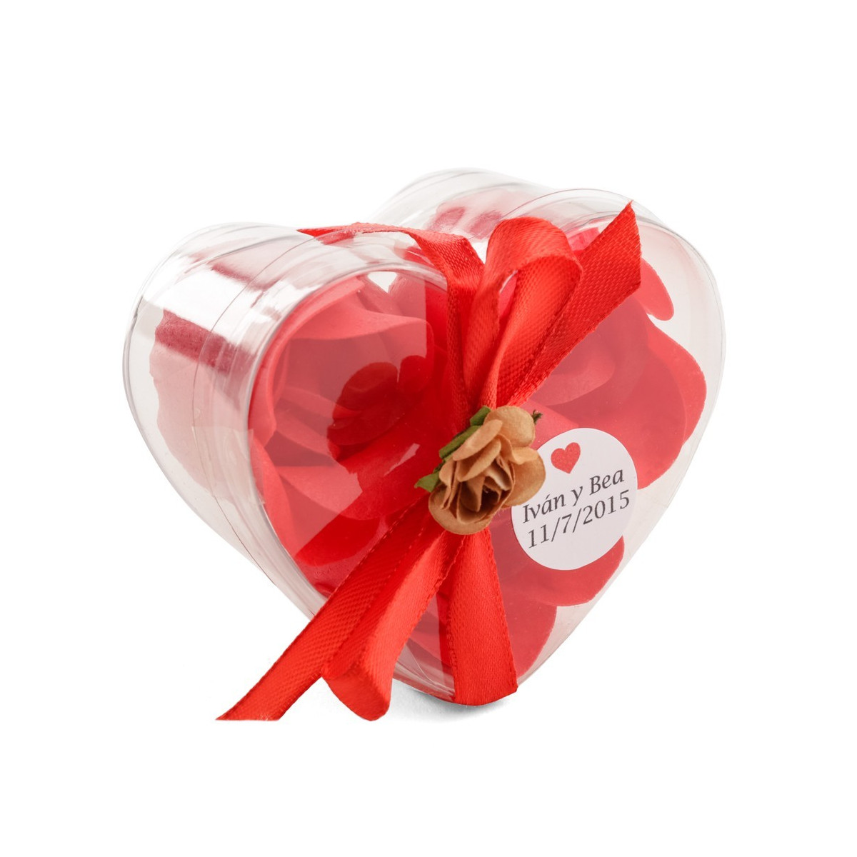 Rosas de jabon para bodas baratas personalizada
