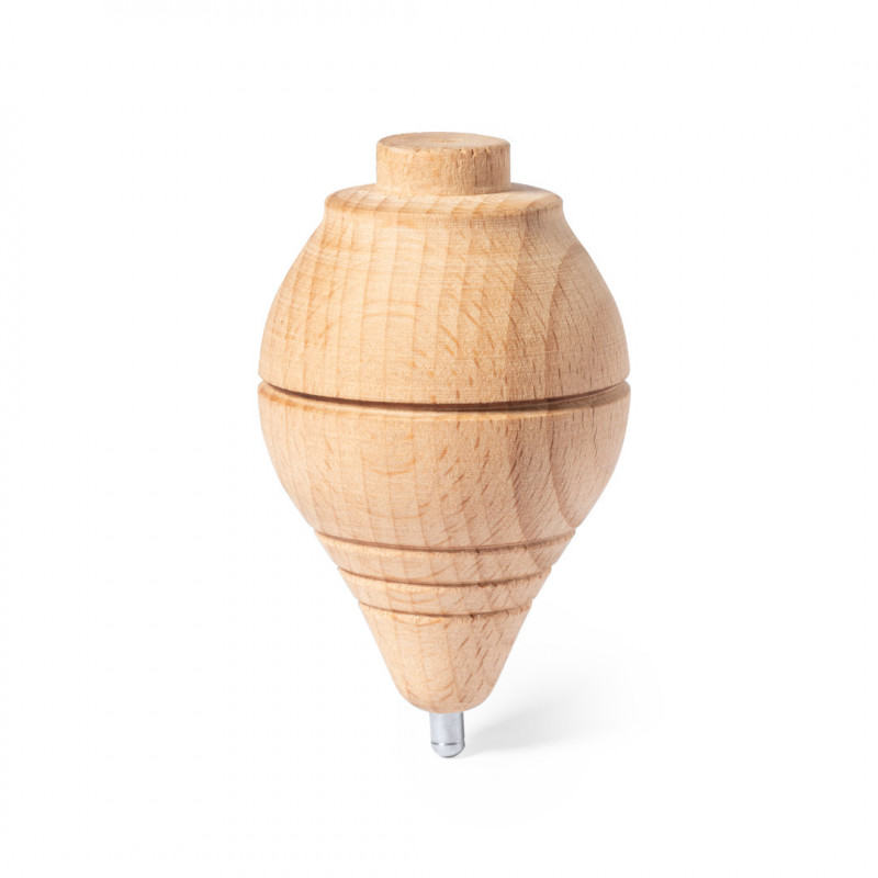 Regalos infantiles Trompo de madera con cuerda
