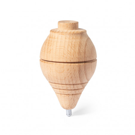 Regalos infantiles Trompo de madera con cuerda