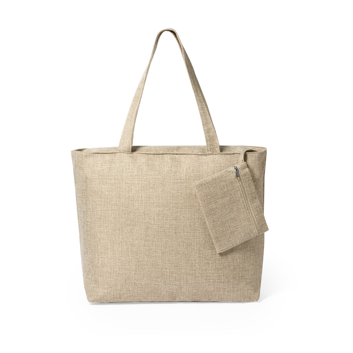 Bolsa de poliéster para sublimación con neceser a juego