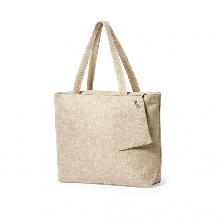 Bolsa de poliéster para sublimación con neceser a juego