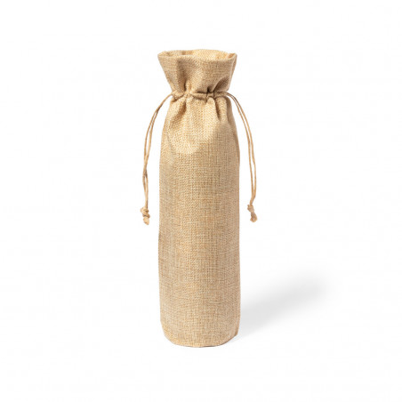 Bolsa para botellas con cordón