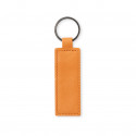 Llavero rectangular de cuero reciclado para regalar