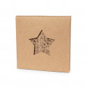 Set de 4 posavasos en forma de estrella fabricados en corcho