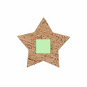 Set de 4 posavasos en forma de estrella fabricados en corcho