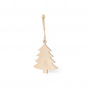 Adornos de navidad hechos de madera