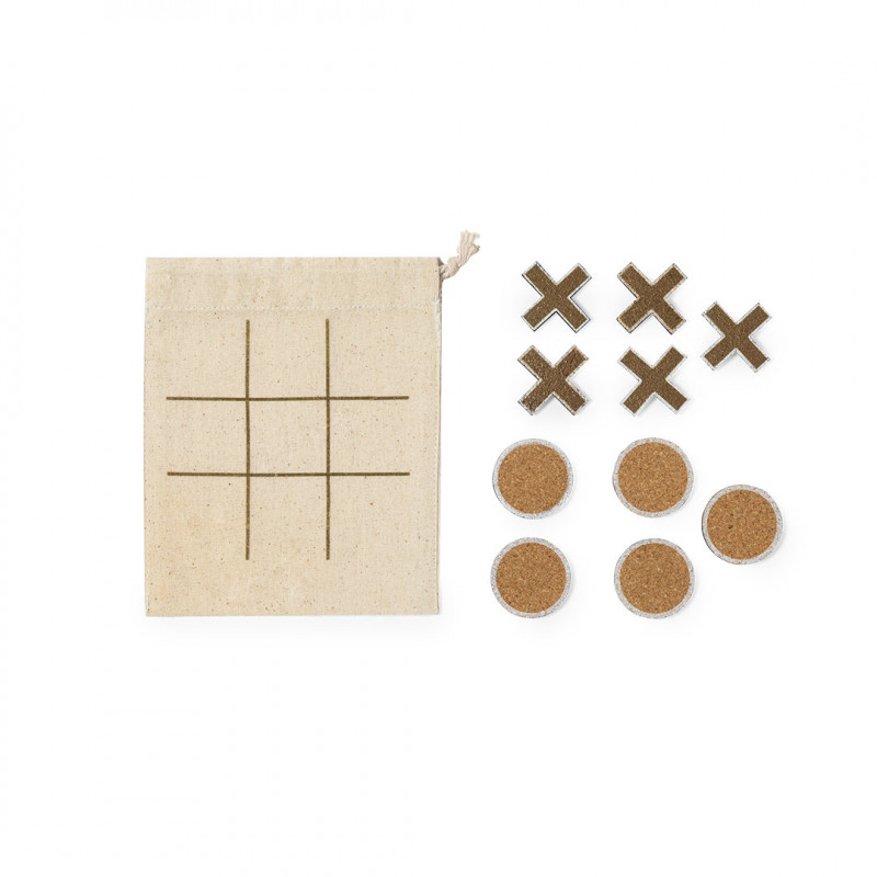 Regalos Niños Juego tres en raya en corcho natural
