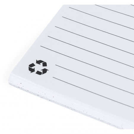 Libreta ecológica A5 de tapa dura con bolígrafo