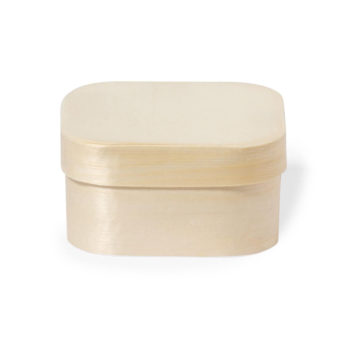 Caja de presentación cuadrada de madera