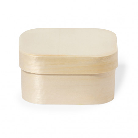 Caja de presentación cuadrada de madera