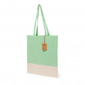 Bolsa para mujer ecológica de algodón con diseño bicolor práctica resistente y con estilo