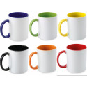 Detalles para Empresas Taza para Sublimar con Asa e Interior de Colores