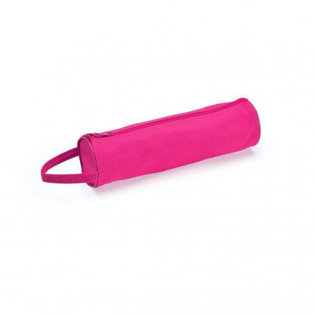 Estuche cilíndrico con cremallera en poliéster 600D: funcionalidad y color para regalar