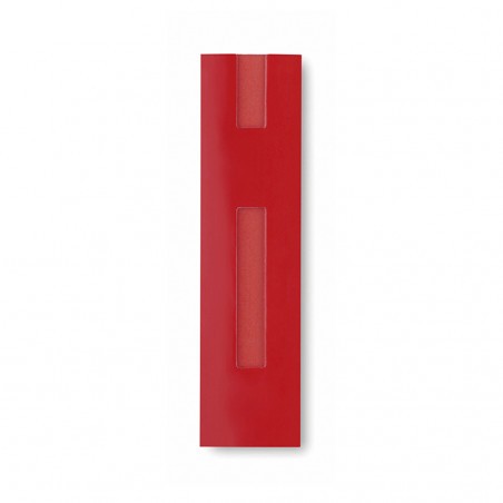 Funda para bolígrafo con ventana para marcar la diferencia