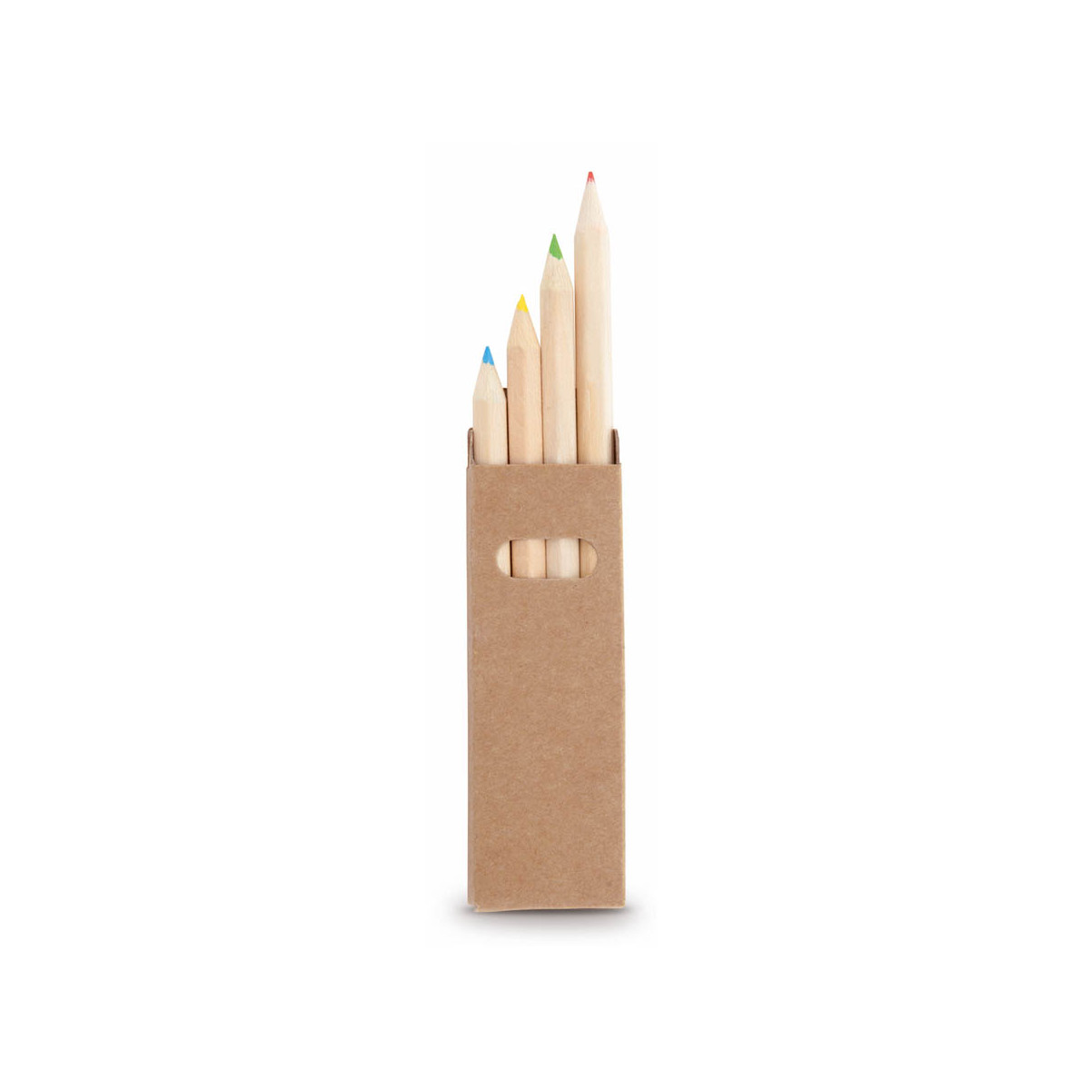 Caja de lápices pequeños de madera ideal para detalles de eventos infantiles