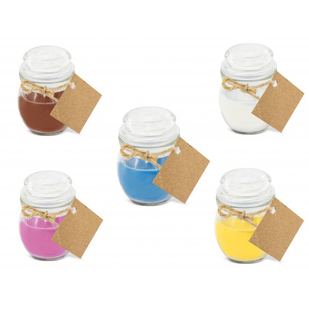 Regalos Invitadas Mujer Vela Aromática en Tarro