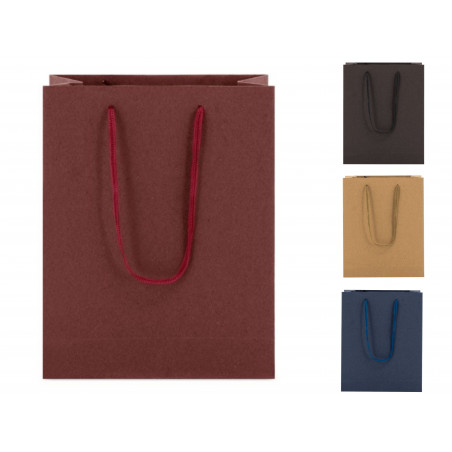 Bolsas de cartoncillo con asa de cordón: resistentes y con estilo sencillo para tus eventos