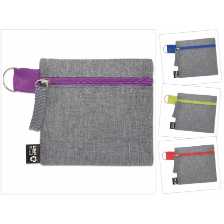 Monedero de tela reciclada