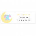 Adhesivo 6x2cm diseño elefante