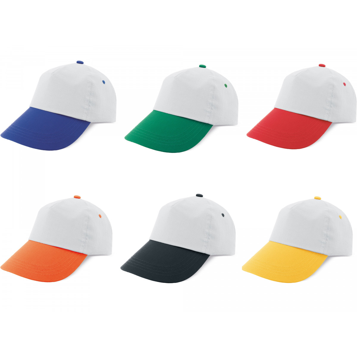 Gorra bicolor velcro