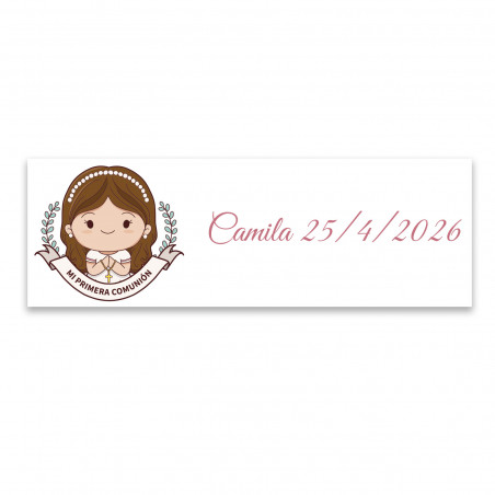 dibujos comunion nina