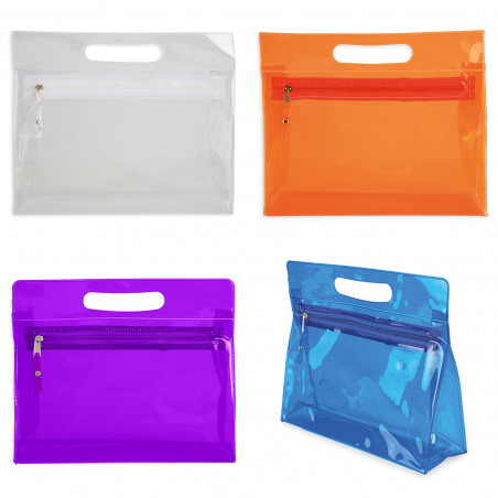 Detalles Boda Bautizo Comunión y Cumpleaños Neceserj Transparente