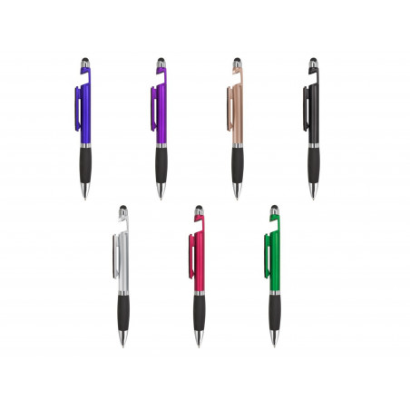 Bolígrafo táctil con soporte para móvil: muy original y funcional para tus eventos