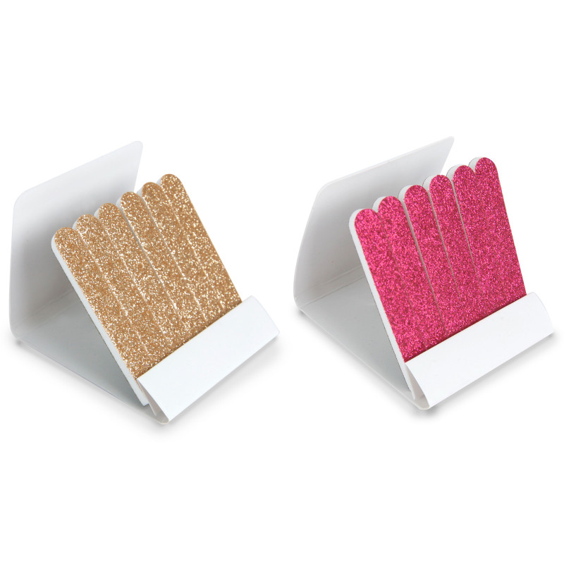 Estuche de Limas de Uñas con Purpurina: Regalo Práctico para Invitadas