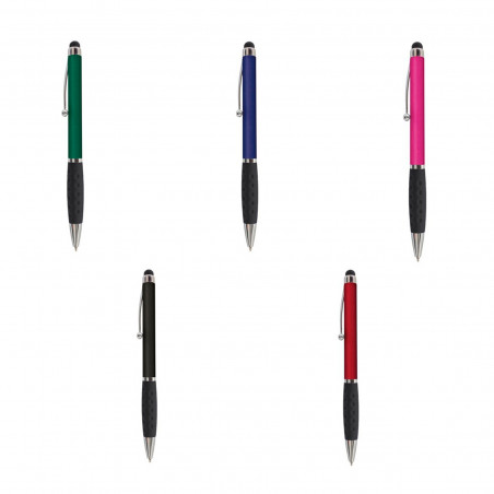 Bolígrafo Táctil con Empuñadura de Goma Práctico y Elegante para Invitados