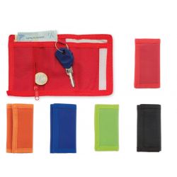 Monedero Billetero De Tela Con Cierre De Velcro