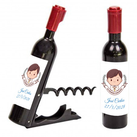 Detalles Hombre Comunión Sacacorchos Abridor Personalizado