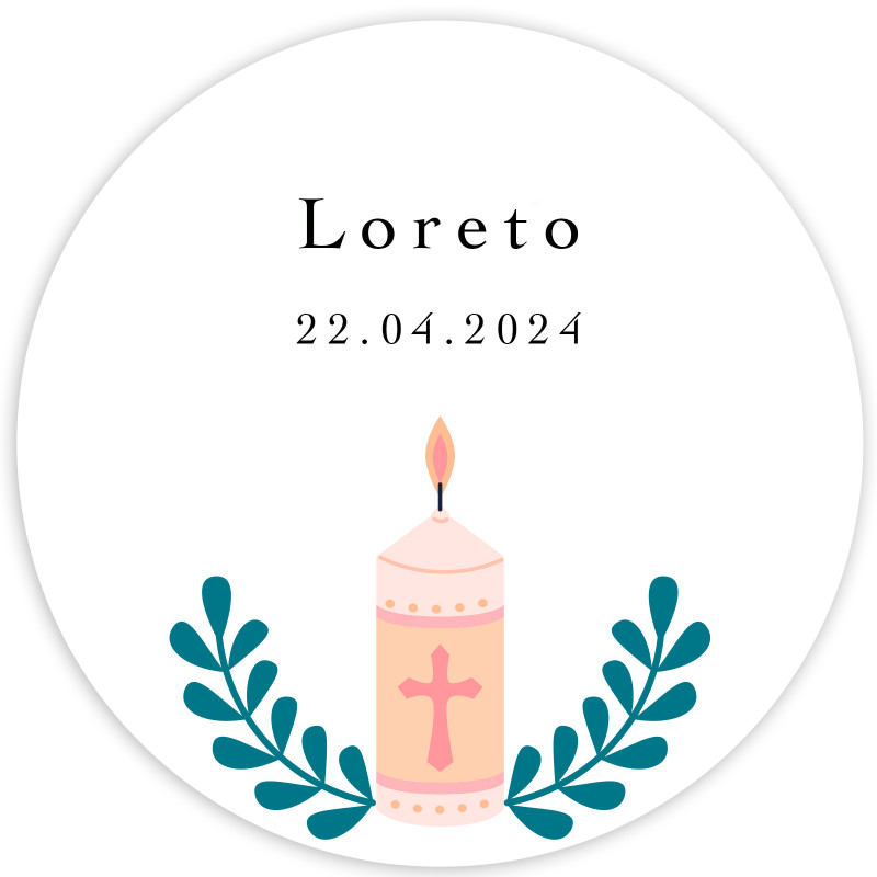 Adhesivo 3 cm personalizable