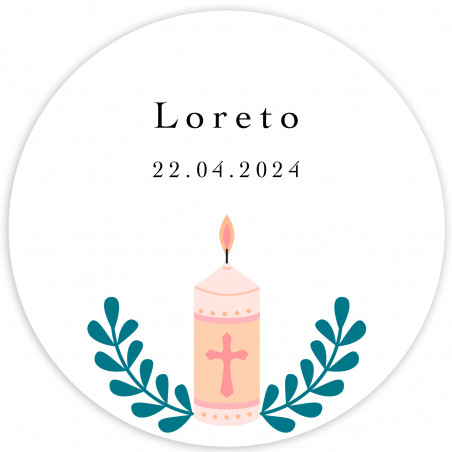 Adhesivo 3 cm personalizable